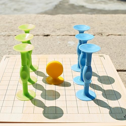 Miniatura 6 de Juego de dardos de silicona para lanzar, juego seguro para interiores y exteriores, para niños y familia Verde; Azul; Naranja,Rojo;