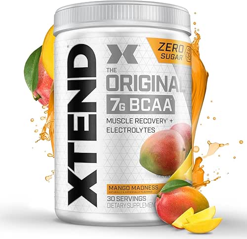 Xtend Original BCAA Powder, 7g BCAAs and 2.5g L-Glutamine for