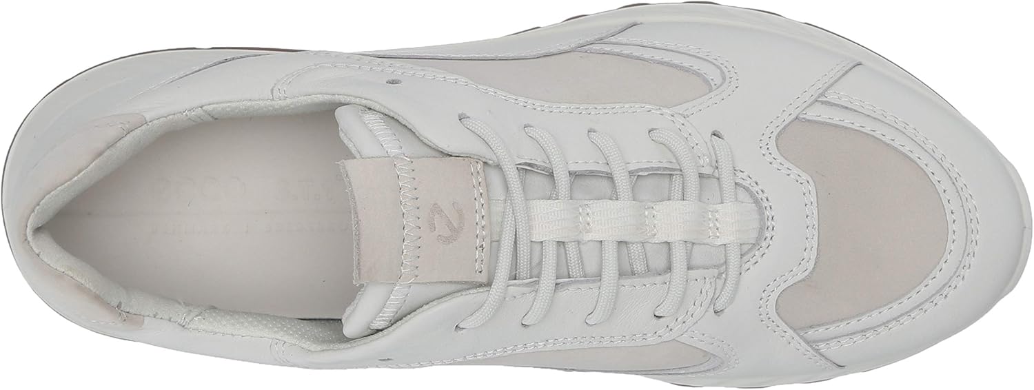 ECCO Women's St.1 Urban Sneaker 7-7.5 White/Ice White