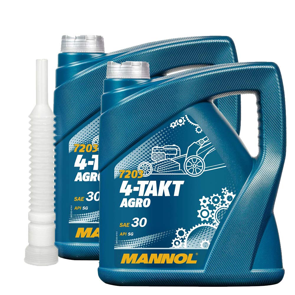 2 x4l, MANNOL 7203 4-Takt Agro SAE 30 API SG + Ausgießer