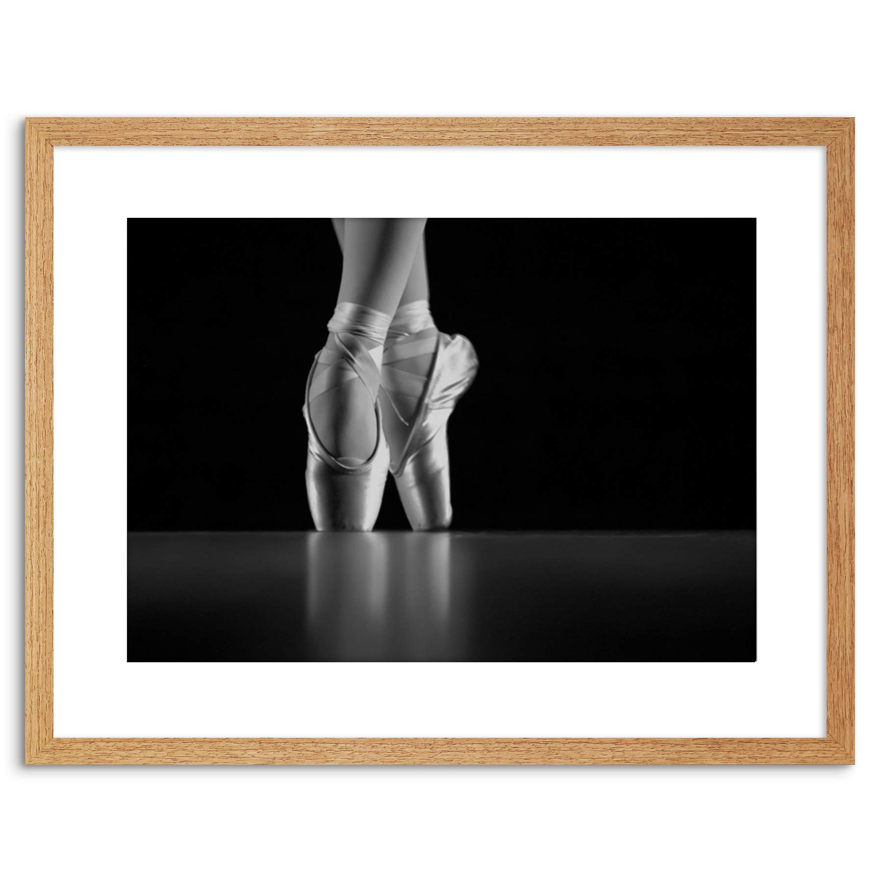 Wee Blue Coo PHOTO DANCING DANCER BALLERINA BALLET SHOES FRAMED ART PRINT POSTER F97X12213