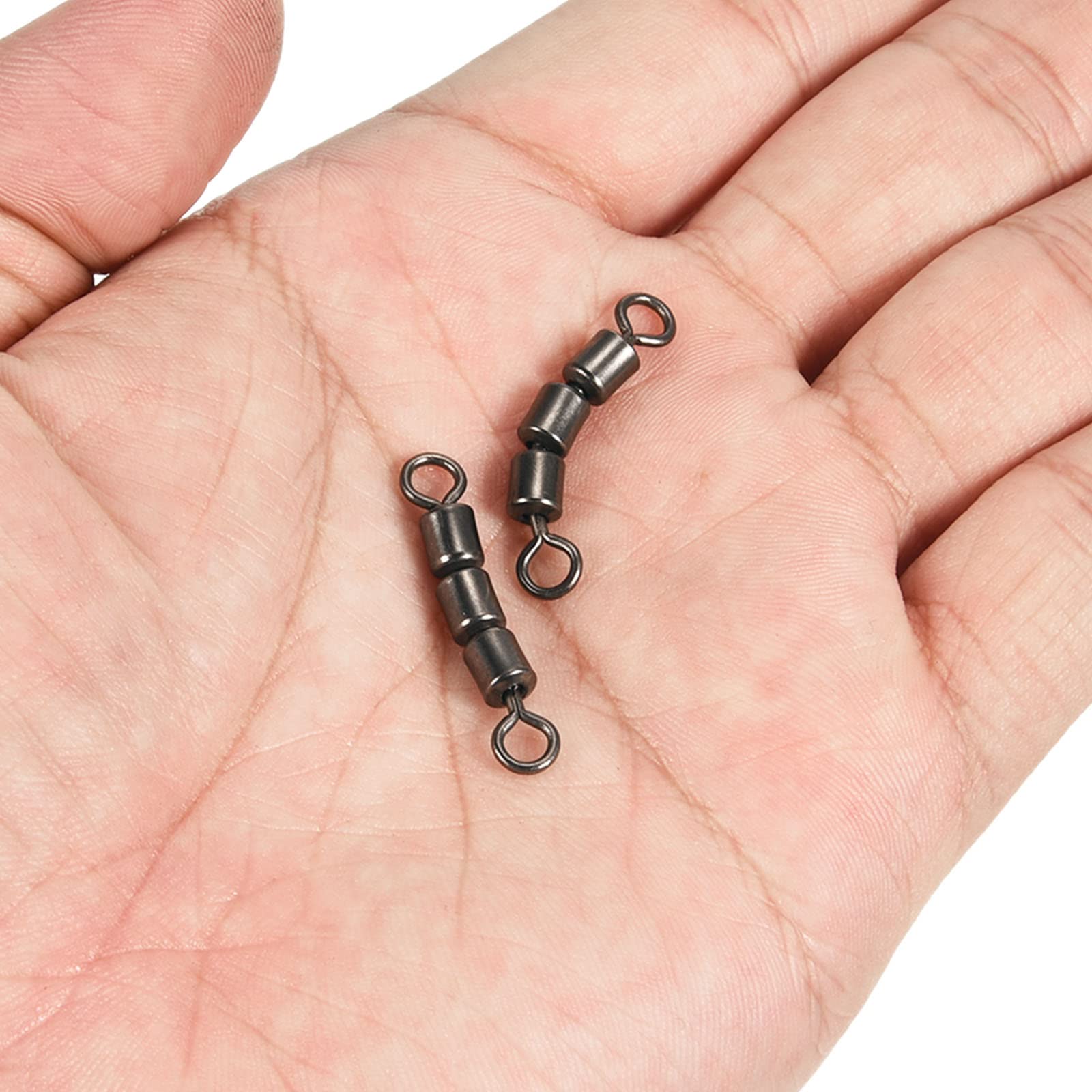 Lot De 20 émerillons Cuivre 3 Rouleaux - Pour Pêche Plage, Rivière, Mer - Tailles 3/0 à 10#