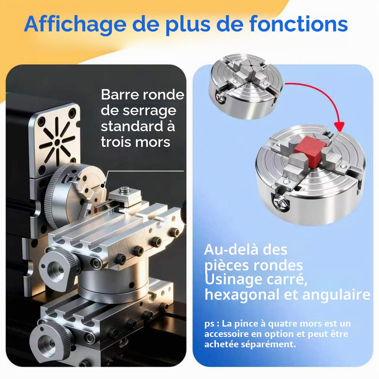 ZR® Mini tour rotatif en métal haute puissance 60 W avec base 12 000 tr/min pour bois, métaux, plexiglas, plastique