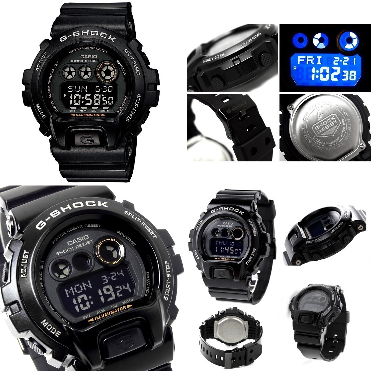 Amazon.co.jp: ≪G-SHOCK≫200m防水 デジタル プラベルトウォッチ 