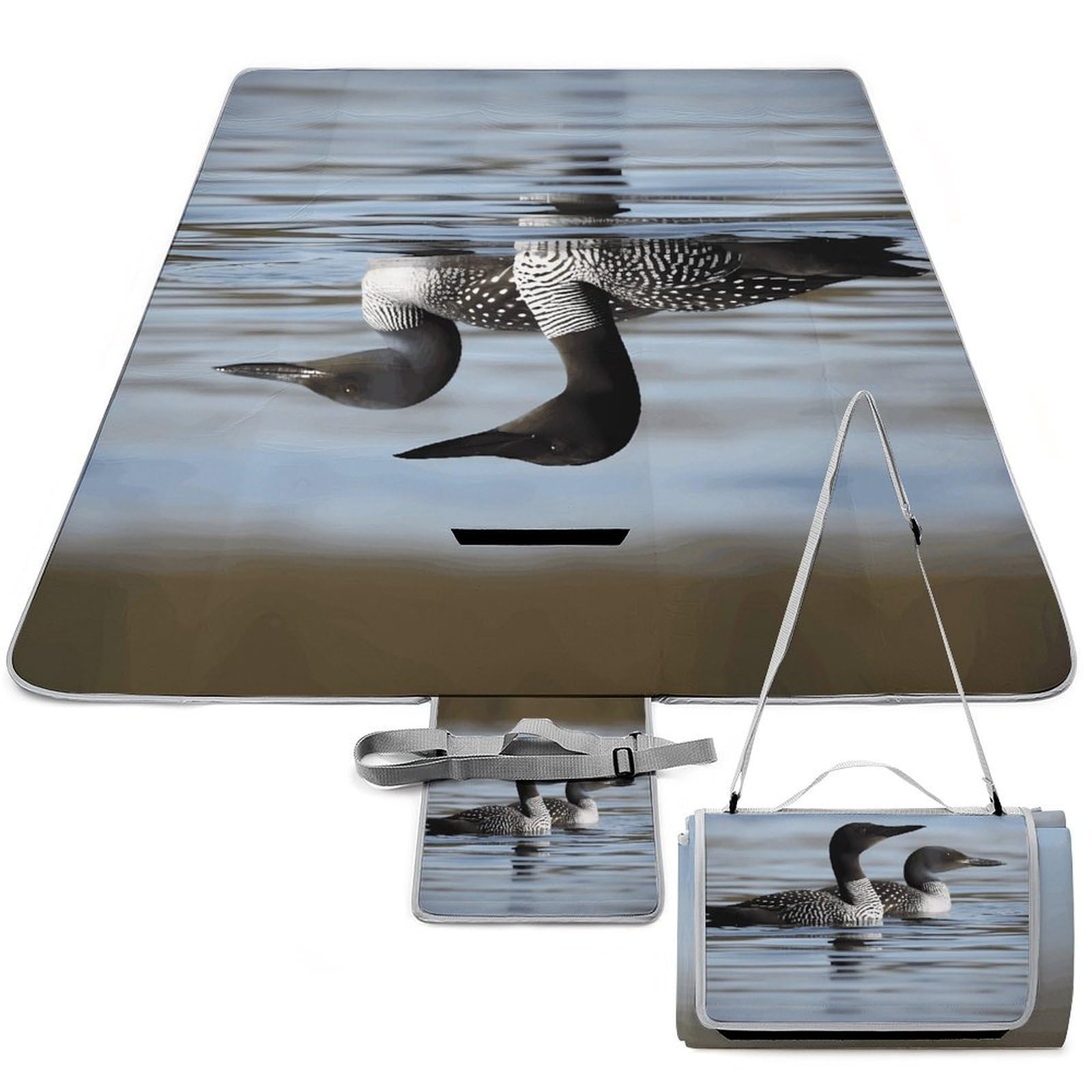 Tapis de pique-nique résistant à la chaleur et pliable Loon Birds