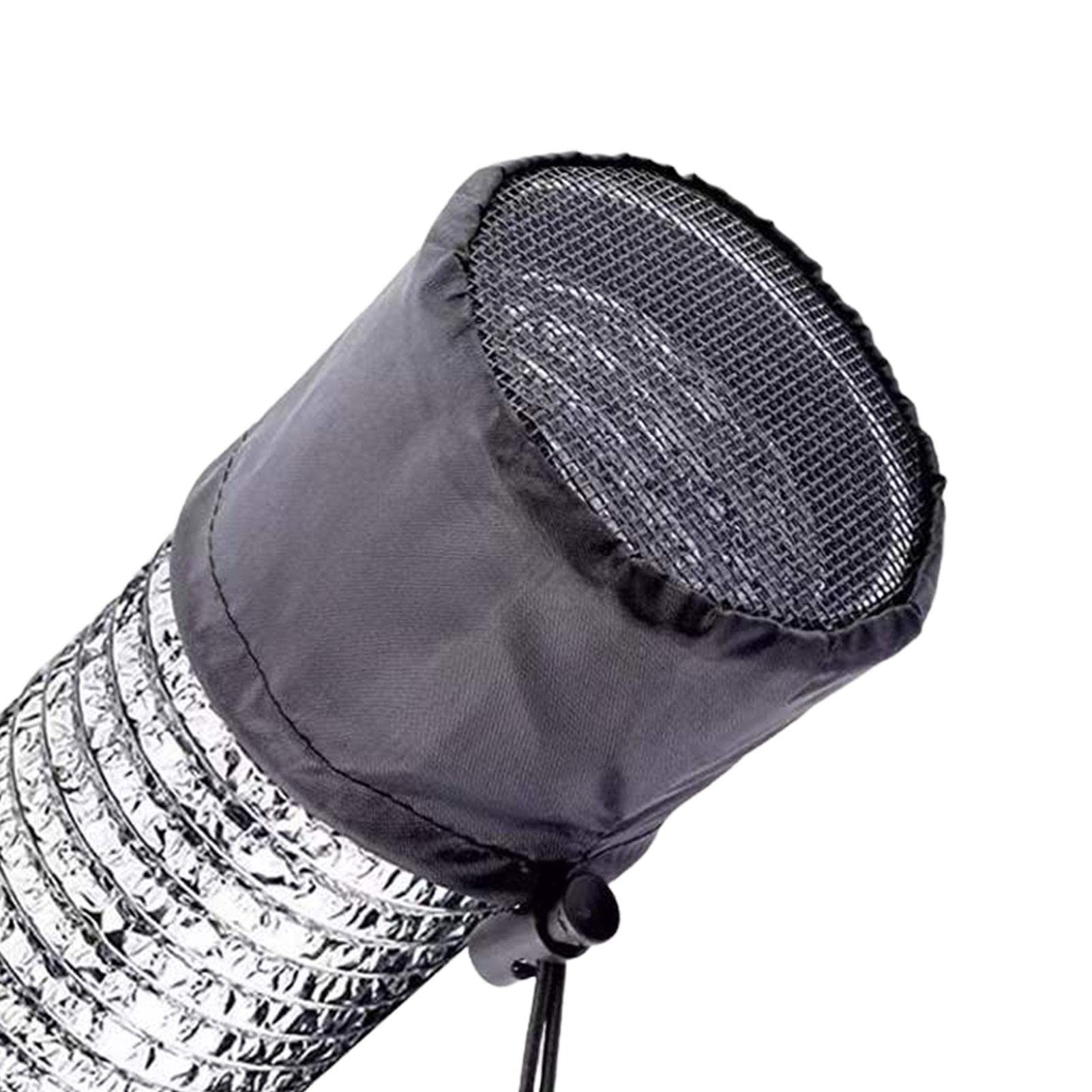 Yajimsa Duct Filter Dust, Air Conditioning Exhaust Pipe, Exhaust Pipe Dust With Elastic Band And Fixed Buckle To Dust-Proof Filting