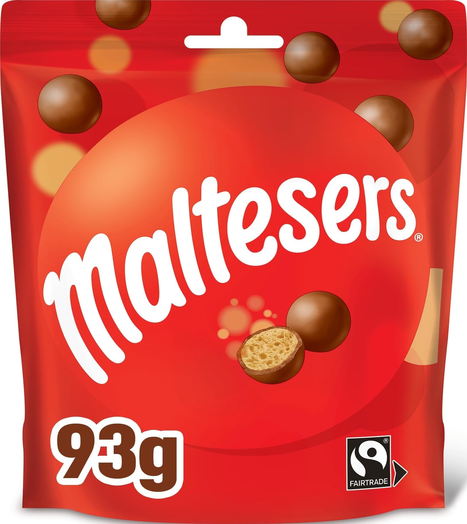 Milk Chocolate Crisp Malt Centre Pouch Bag Vegetarian Snack 93g | Crunchy Milk Chocolate Sweets, Cozy Evening Indulgence, Perfect For Me Time, Sweets Dessert Topper, Luxury Crispy Snacks