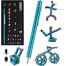 Easter Basket Stuffers for Teens Magnetic Fidget Pen, Decompression Magnetic Toy Pen,Funny Easter Egg Fillers Classroom Gifts for Boys Girls, Kids Novelty Gadget Gift, Birthday Gift (Big Blue)
