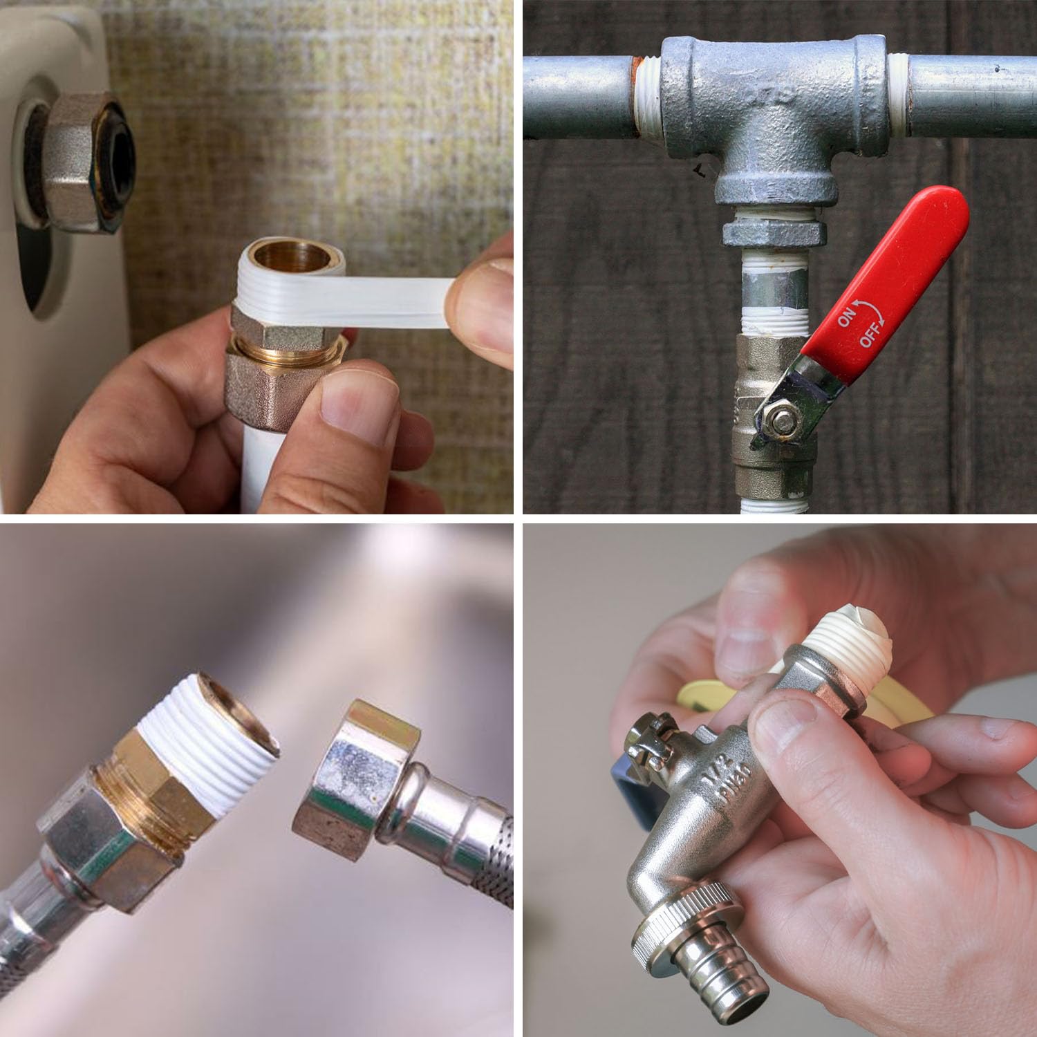 Nastro Teflon PTFE Per Idraulica - 15m X 19mm X 0.20mm - Sigillante Filettature Tubi E Raccordi - Foto 8