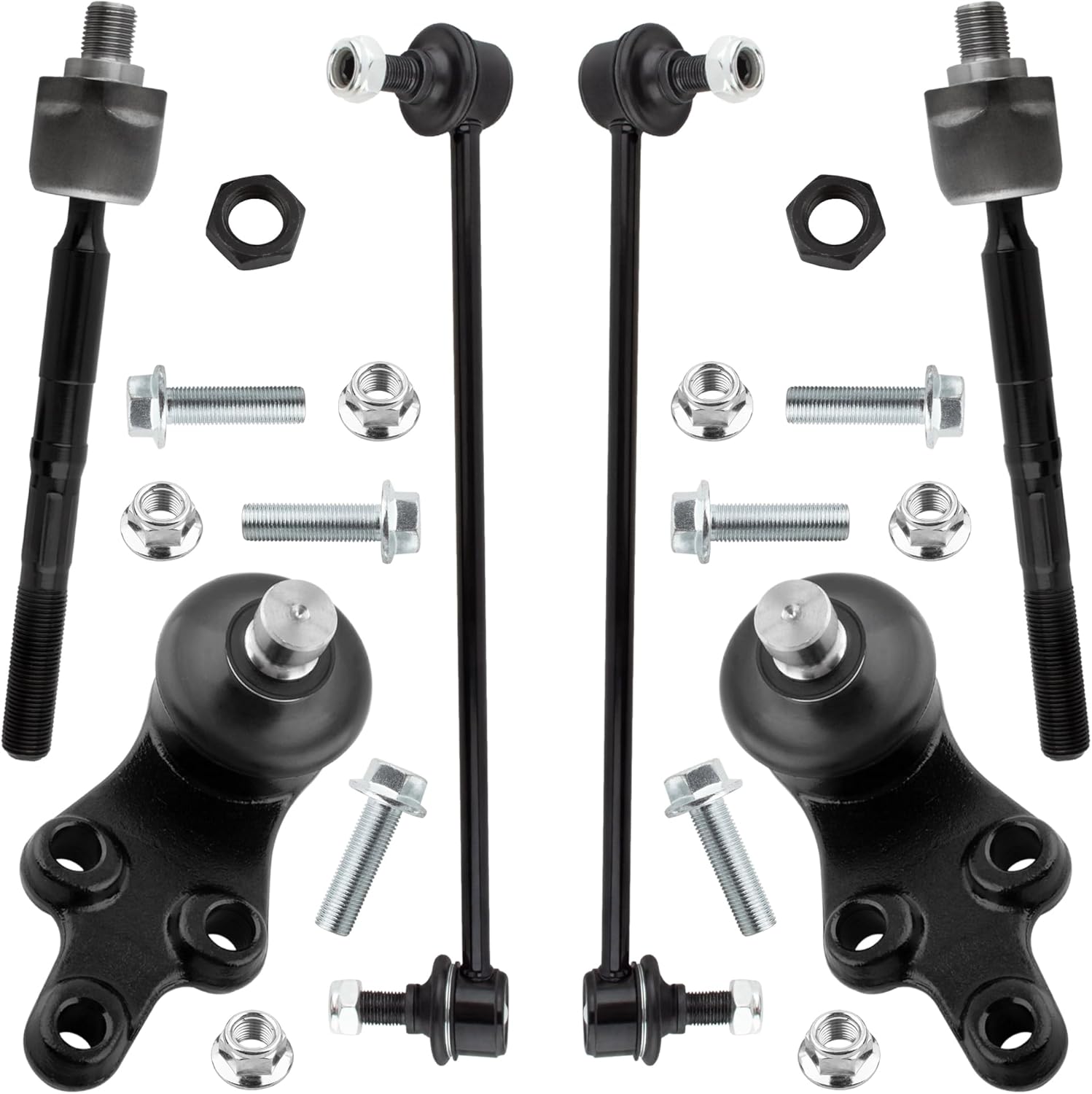 フロントスウェイバーリンク ロワーボールジョイント インナータイロッド サスペンションキット キア・セドナ 2006 2007 20