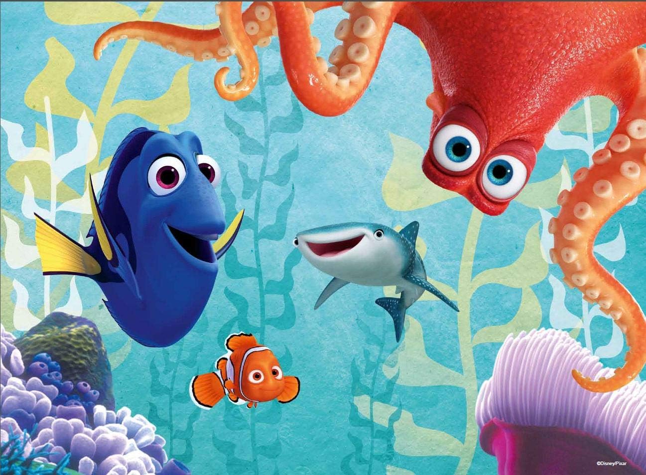 Ravensburger Disney: Finding Dory Glow In The Dark 100 Piece Jigsaw Puzzle for Kids – Every Piece is Unique, Pieces Fit Together Perfectly