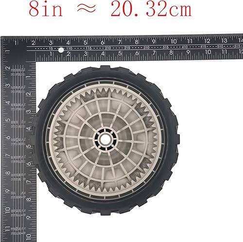 Miniatura 2 de 2 ruedas de cortacésped de 8 pulgadas 634-05040 para MTD Brute Columbia Craftsman Yard Man
