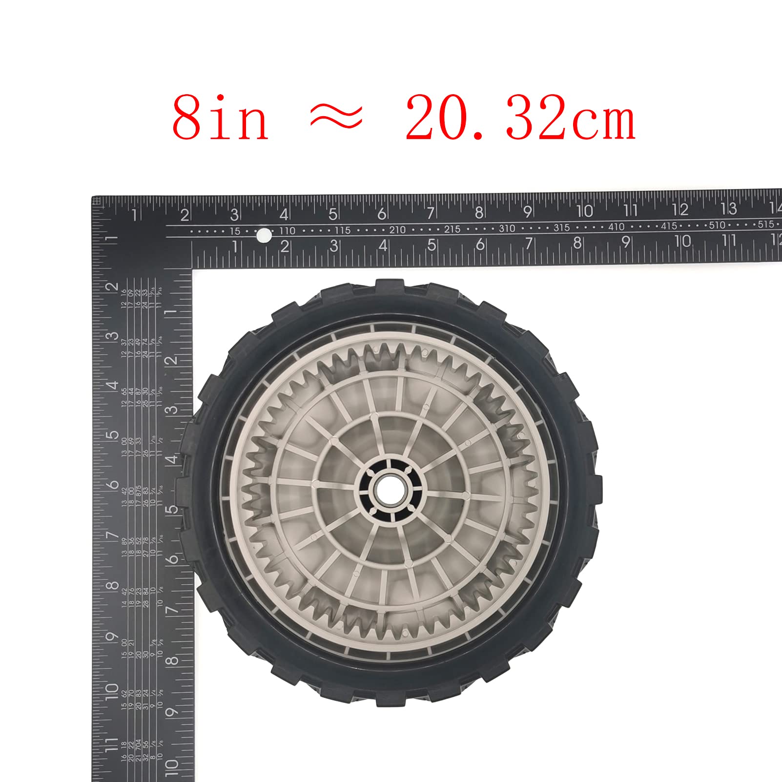 MTD Brute Columbia Craftsman Yard Man 634-05040 - Rueda para cortacésped (2 unidades, 20,3 cm)