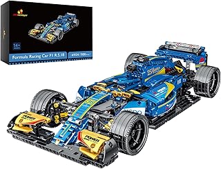 JMBricklayer F1 Race Car Building Sets 61124, 1:10 MOC Model Cars Toys Construction Set, Ideal Racing Vehicles Gifts for Adults Men Women Boys Teens, Collectible Home Decor