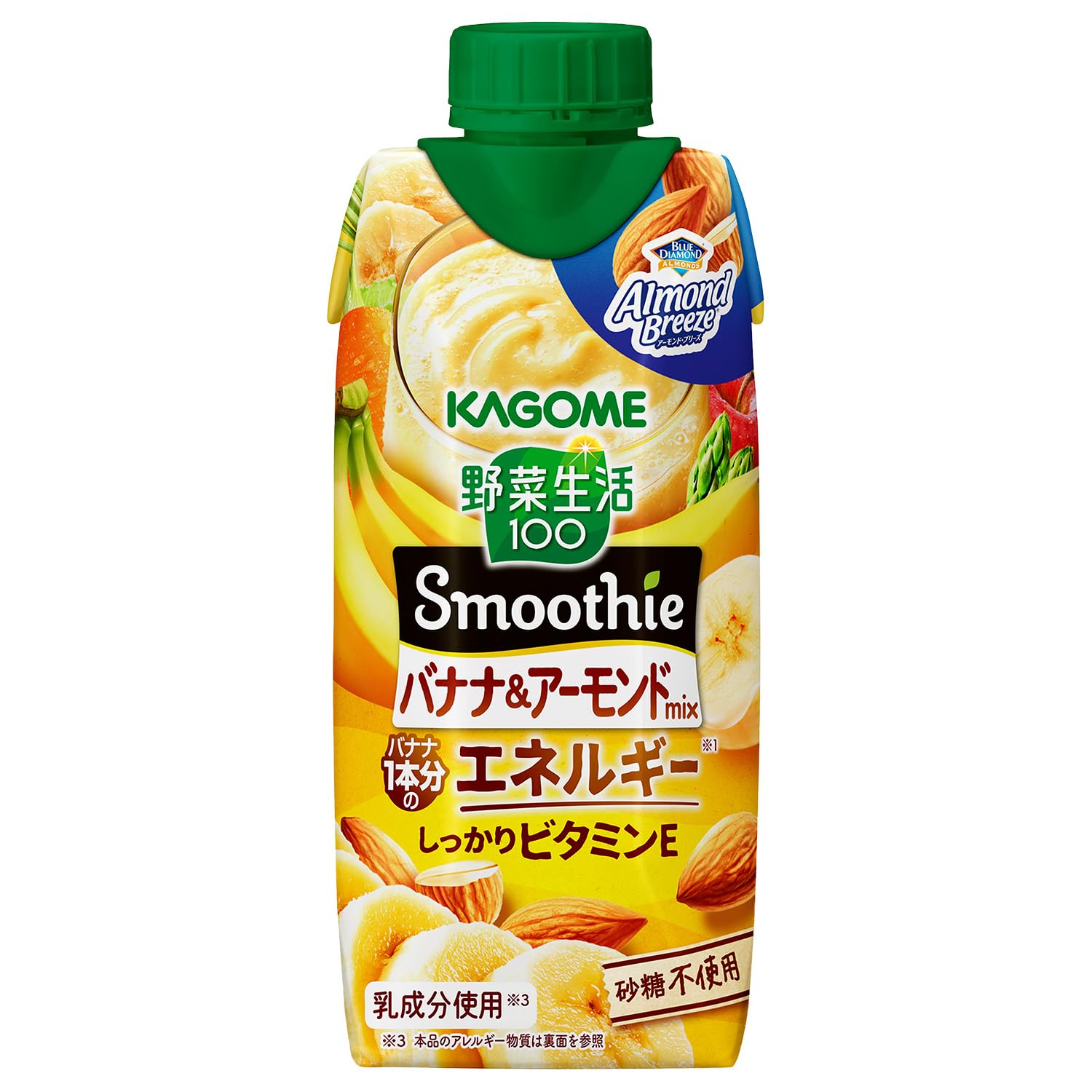 Amazon.co.jp: カゴメ 野菜生活100 Smoothie バナナ＆アーモンドmix