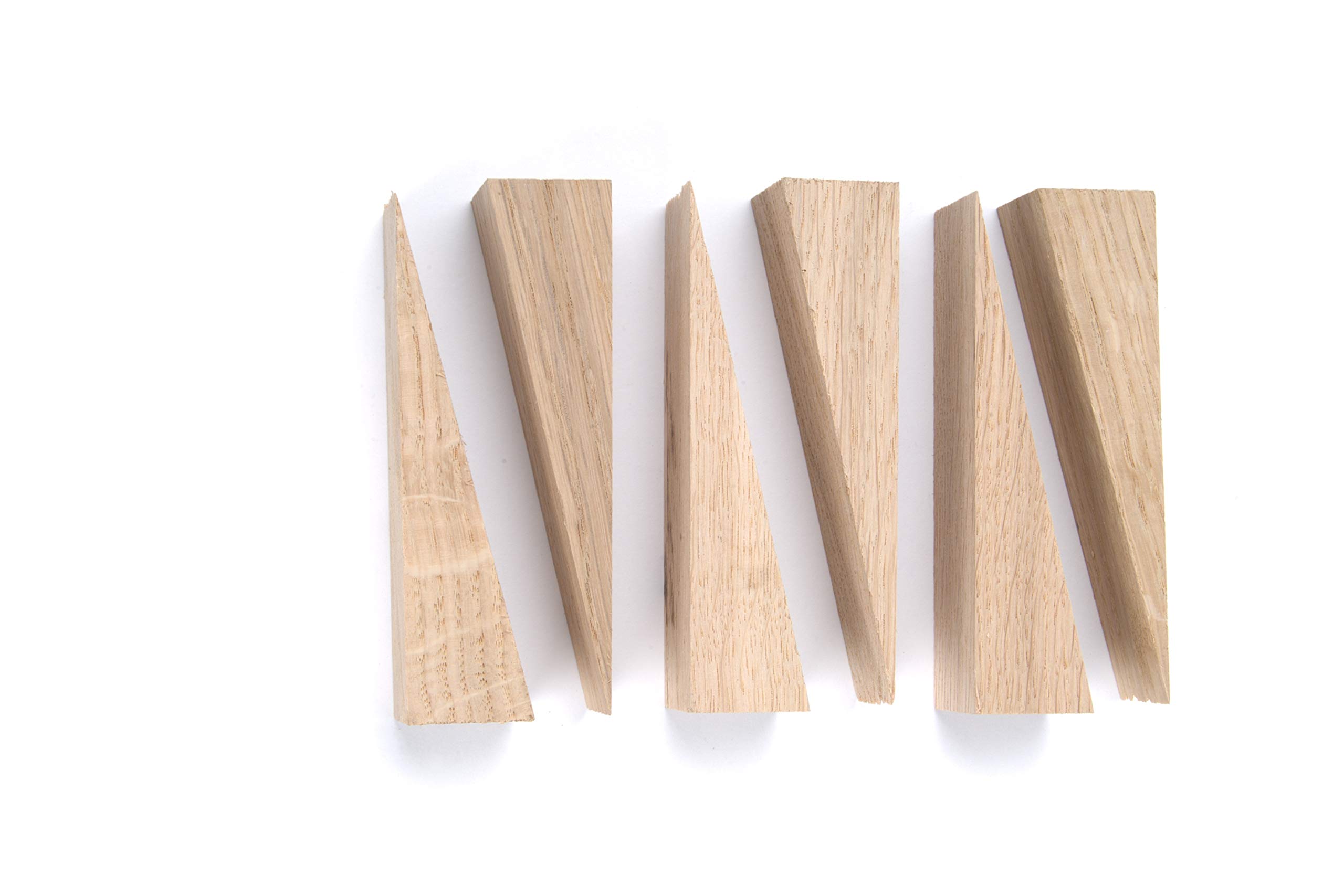 2er Set Holztürstopper Keilabsatz - Braun, 10 Cm, Traditionelles Design