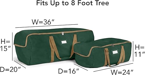 Miniatura 2 de Covermates Keepsakes - Correas de sujeción para árbol de Navidad (2 unidades, 56 pulgadas de largo)