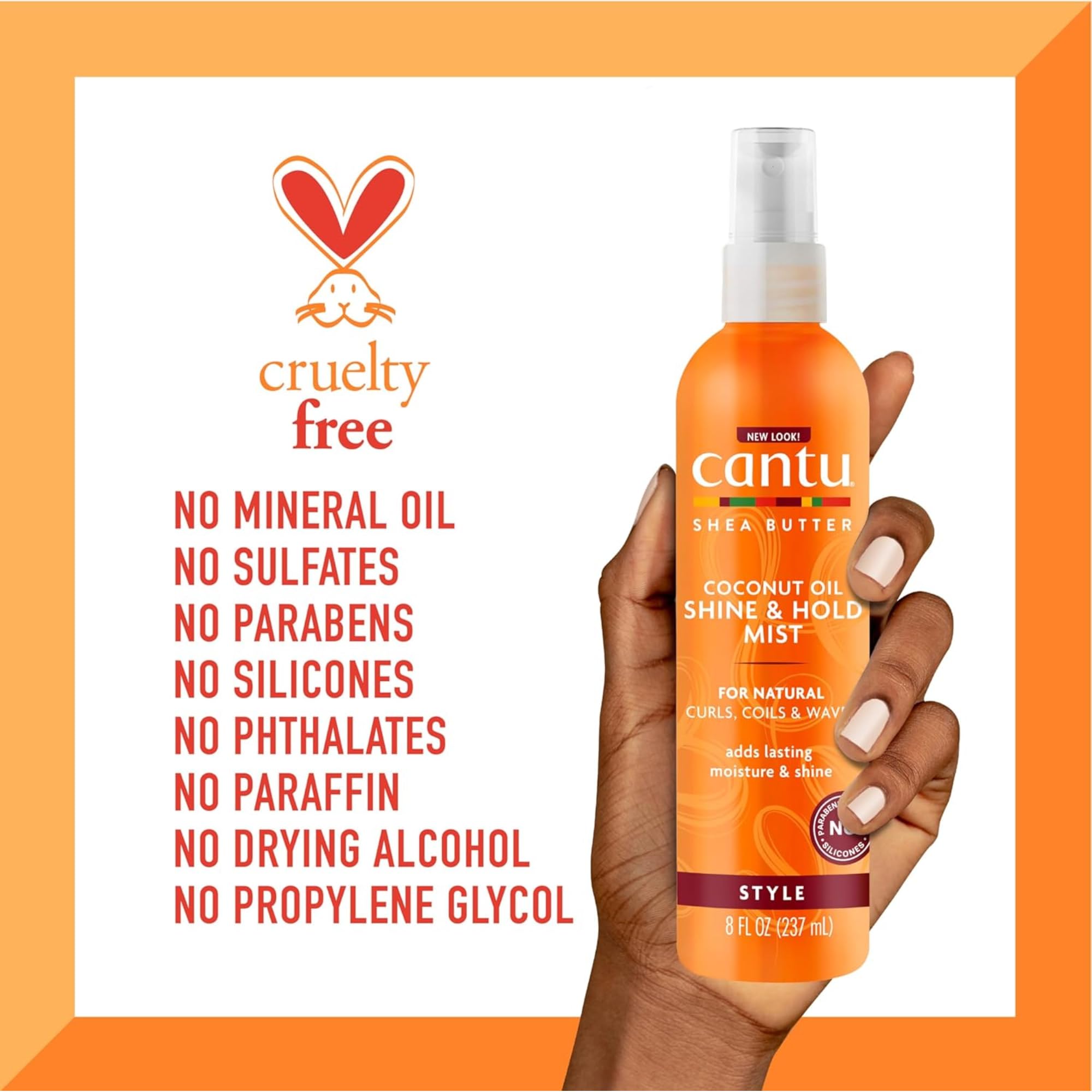 Crema Attivatore Idratante Curu Cantu 355ml, Cocount Oil Shine & Hold Mist 237ml con Crema Curling al Cocco 340g TRIO BUNDLE