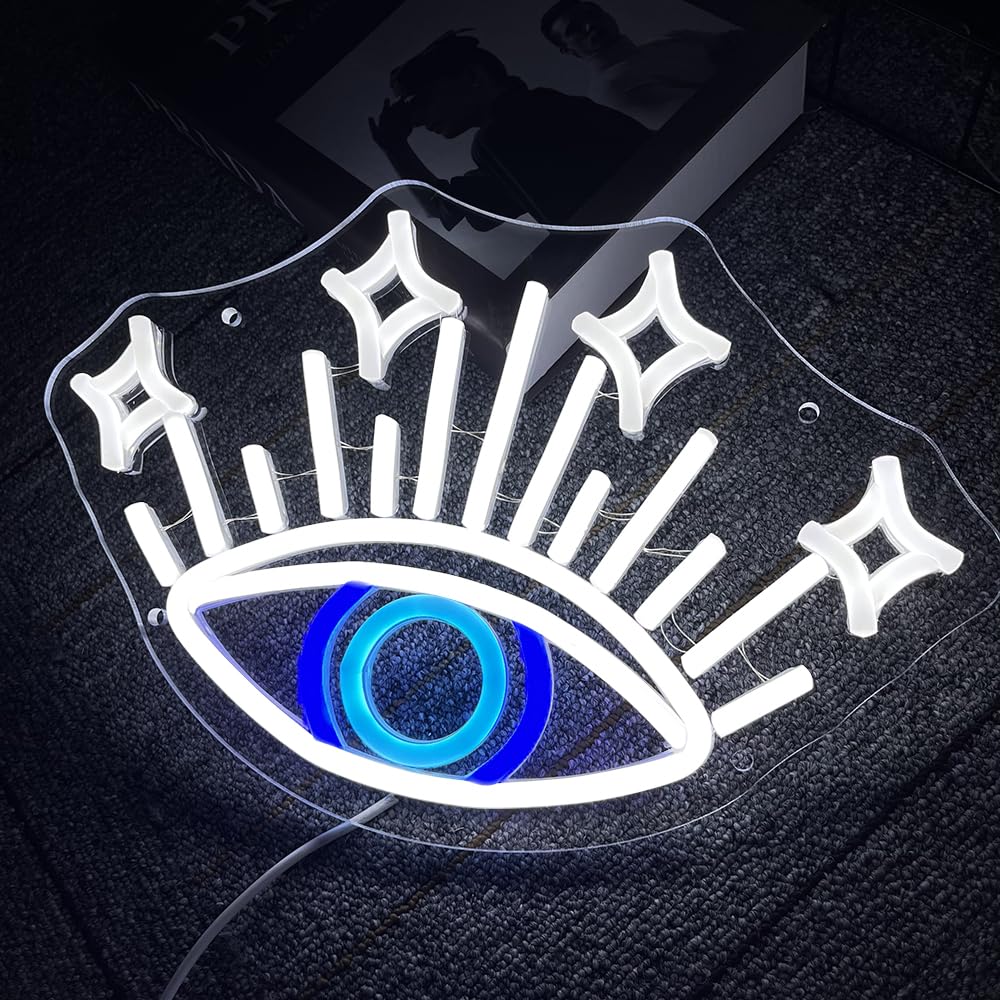 Amazon.co.jp: 目のネオンサイン 邪眼ネオンライトサイン LEDネオン