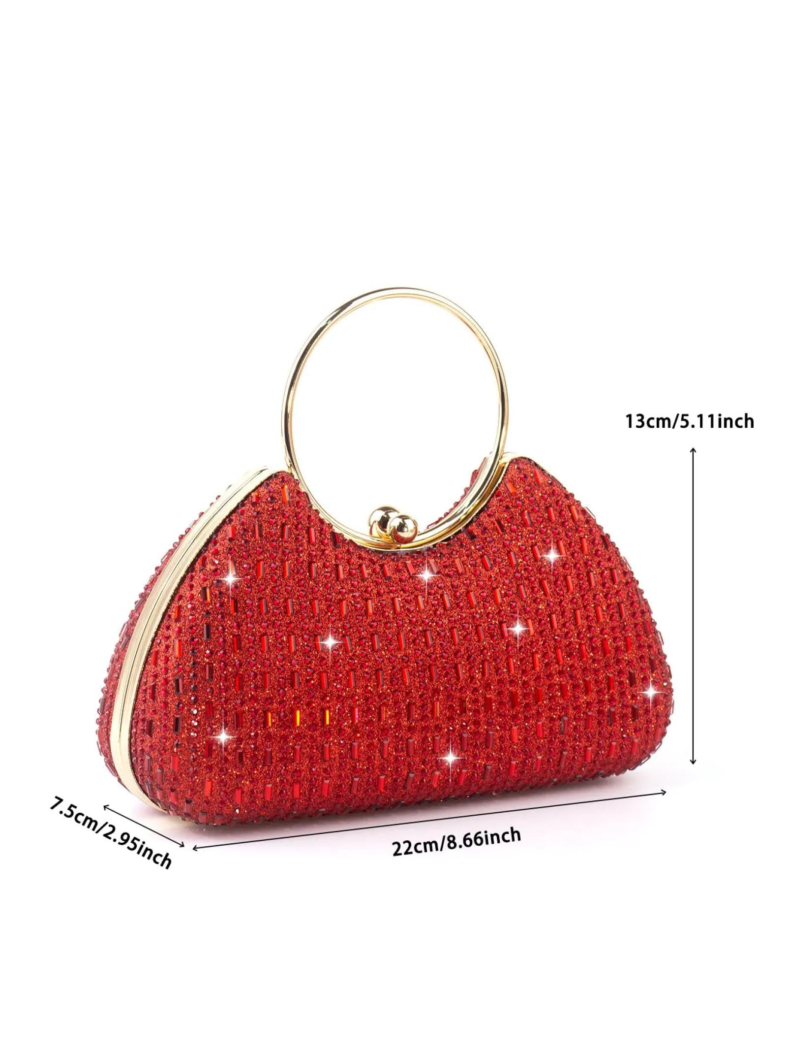 Abendtasche Damen Clutch Handtasche Glänzende Frauen Abend Taschen Frauen Satchels Crossbody-Tasche Urlaub