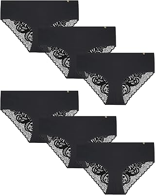 Lucky Brand Women's Hipster Briefs 6Pack