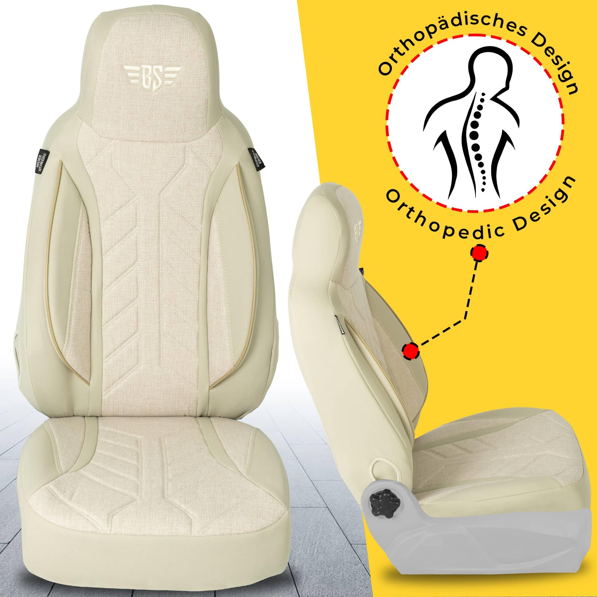 BREMER SITZBEZÜGE Fundas Protectoras para Caravana La Marca Ducato Jumper Boxer PLKT205