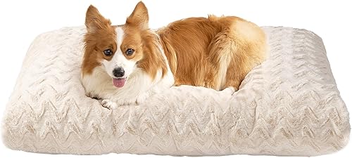 Miniatura 27 de EHEYCIGA Cama reversible para perro, lavable, cómoda y esponjosa para perros y gatos, de tamaño mediano, lavable a máquina, 29 x 21 x 3 pulgadas,