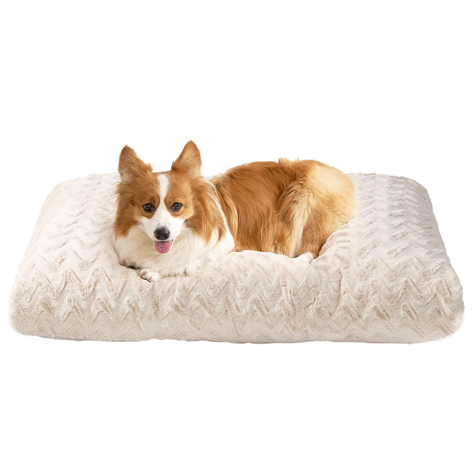 EHEYCIGA Washable Large Dog Bed for Crate 35x23 Inch