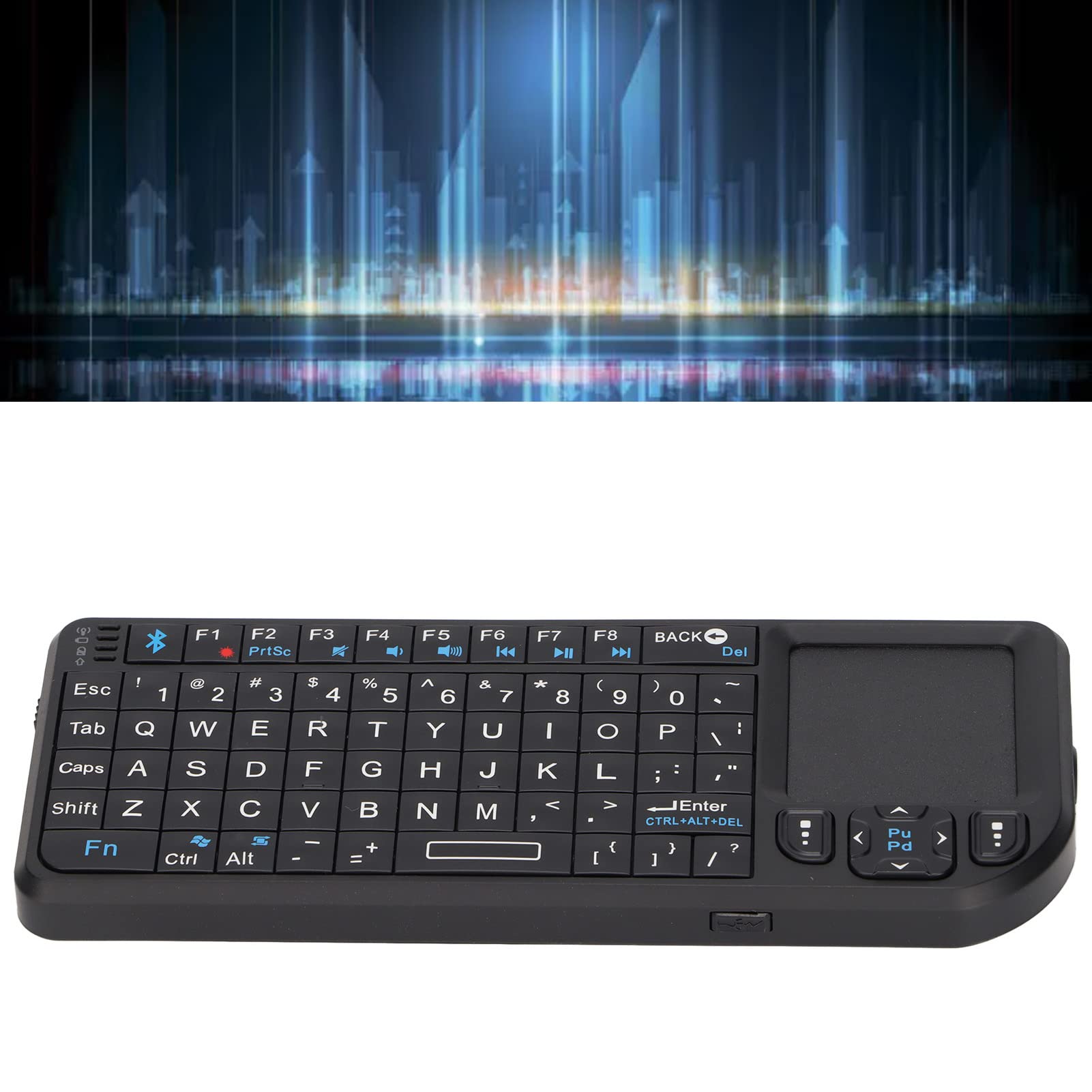 Mini Bluetooth-toetsenbord, draadloos toetsenbord met touchpad, voor pc/ tablet Mini Bluetooth-toetsenbord, draadloos toetsenbord met touchpad, voor pc/ tablet