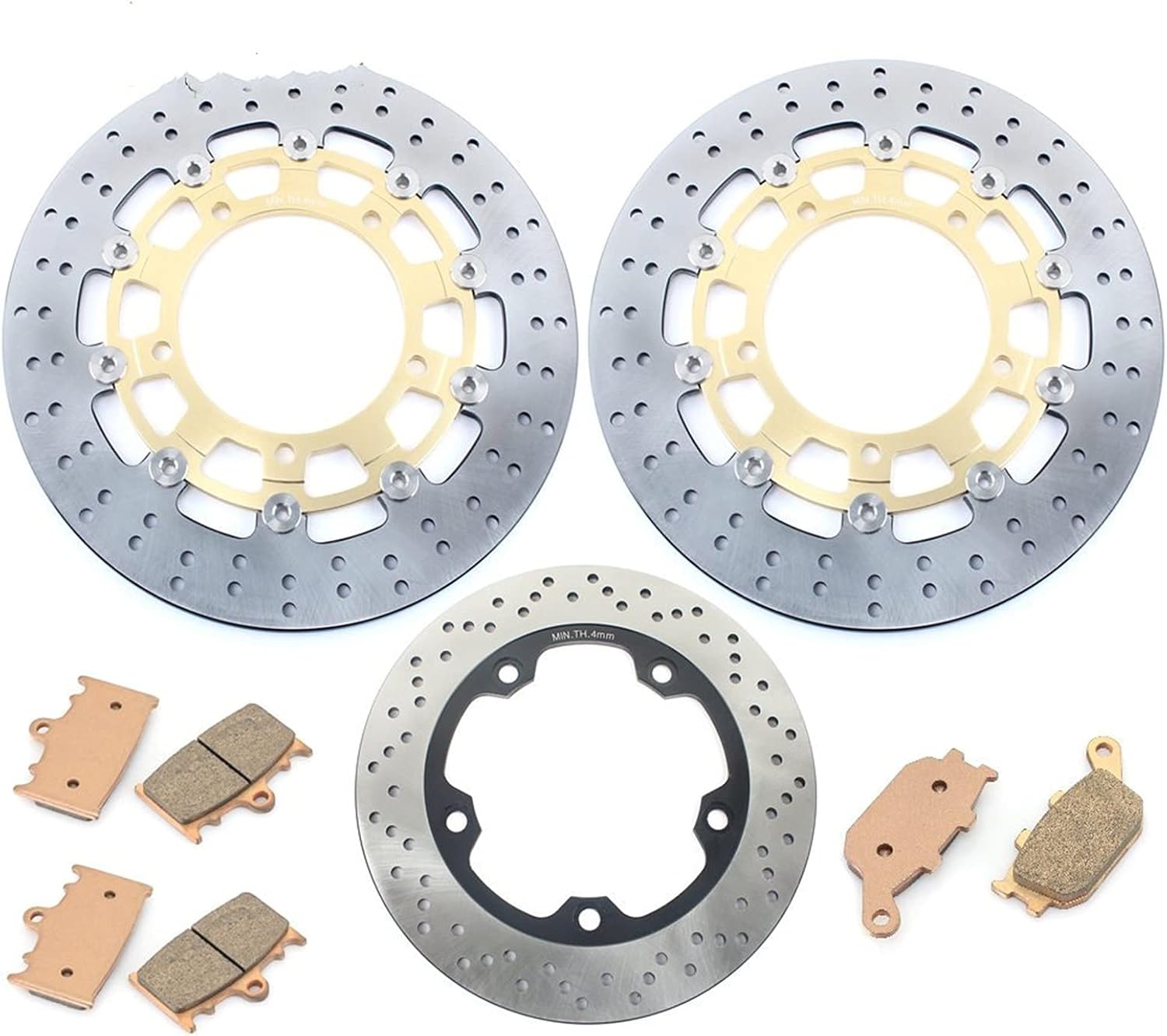 オートバイ左右ブレーキディスクローター モーターサイクルフロント