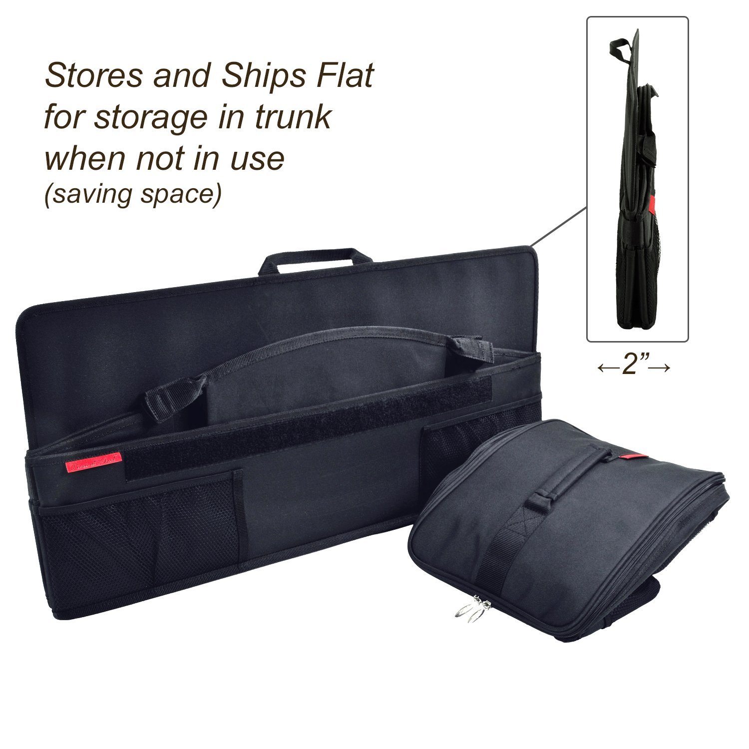 Picnic At Ascot Organizer Portaoggetti Regolabile – Base Rigida Antiscivolo, Capacità 70 Kg, 30x15 Cm – Personalizzabile