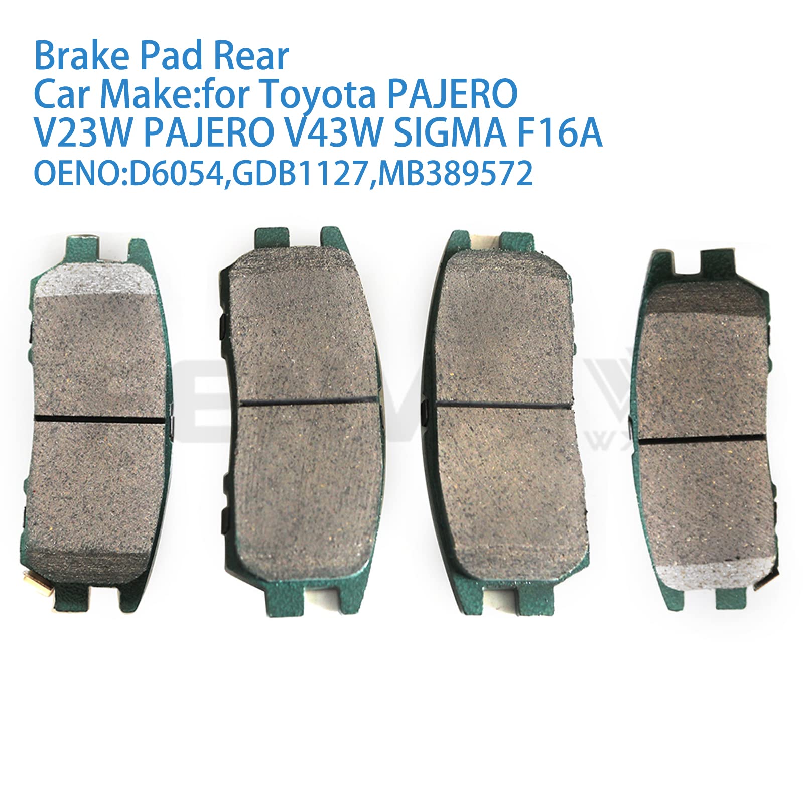 その他 Mano Brava p706p5g Amazon.com: WXQP Car Brake Pads Rear for MITSUBISHI PAJERO