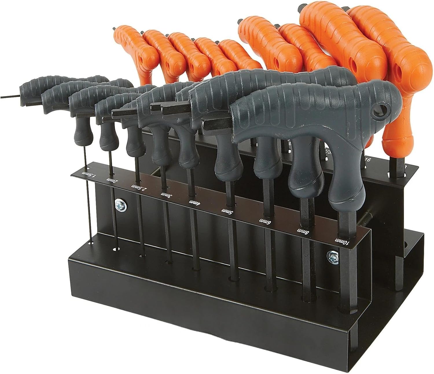 18-Pc. T-Handle Hex Key Set, Metric Sizes