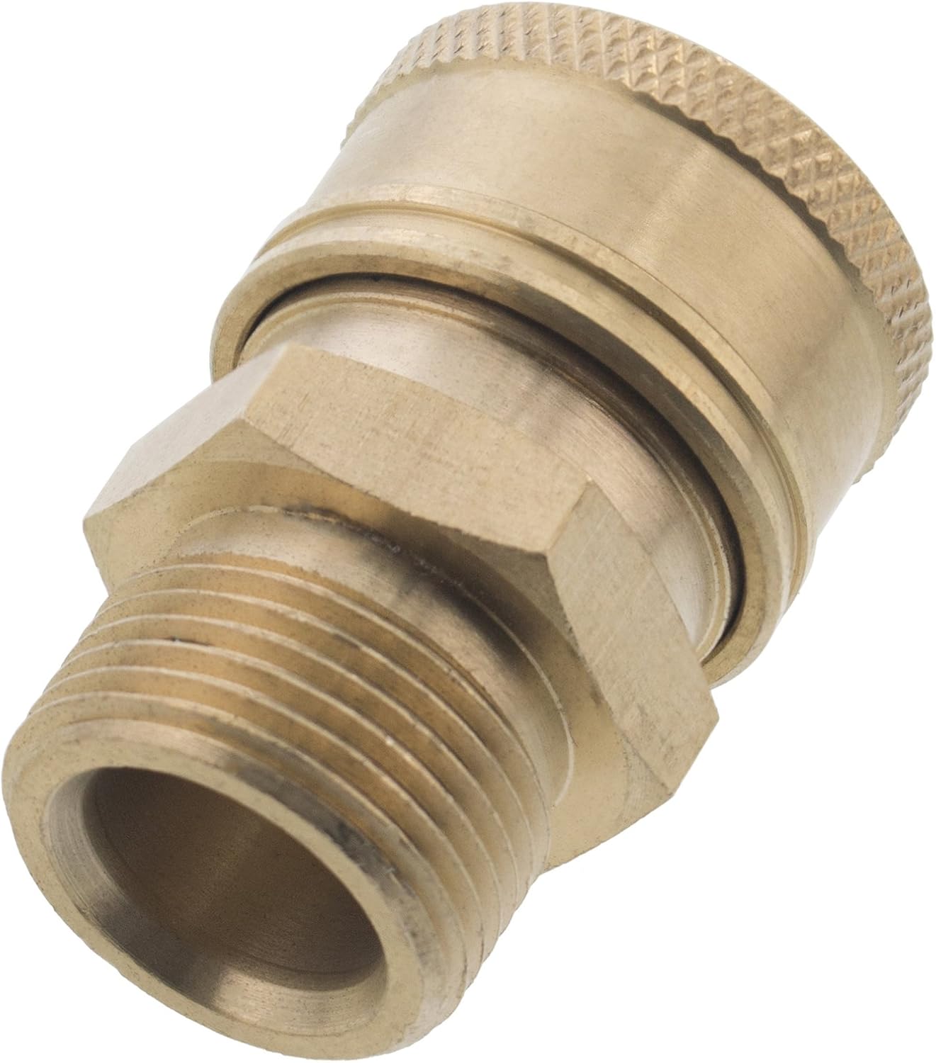 Erie Tools MD85.300.122 Pressure Washer M22 Male NPT to 3/8in. Quick Connect Socket Coupler