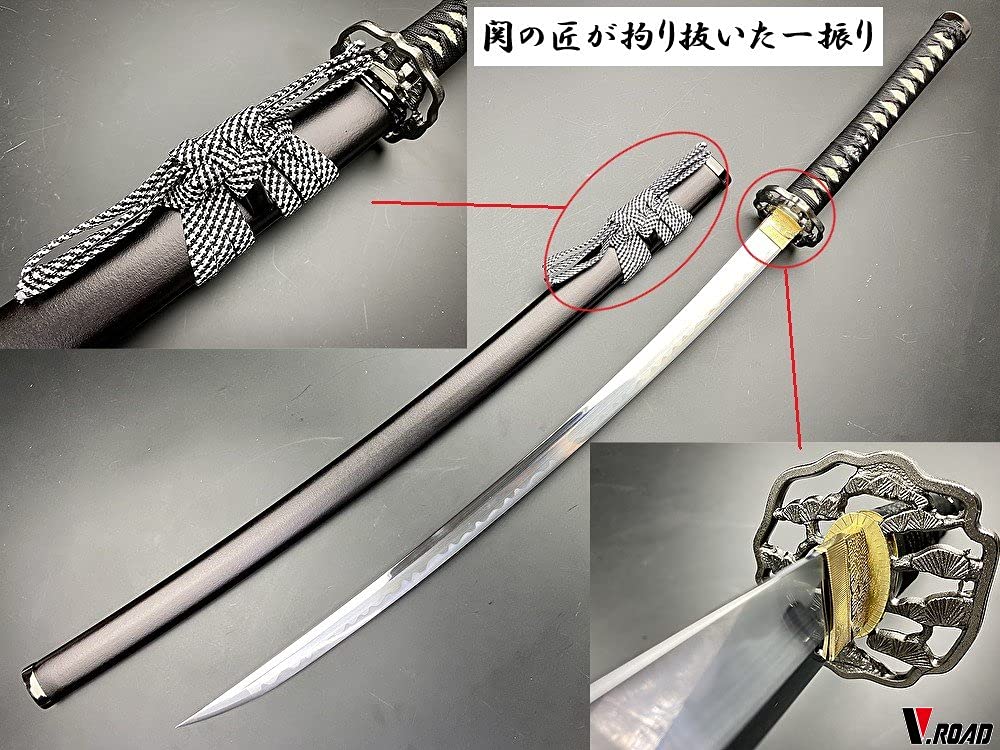 関の美術刀剣 維新の志士 桂小五郎 長船清光 大刀 模造刀 模擬刀 日本製 Amazon | 模造刀-美術刀剣-関 桂小五郎拵え大刀 (木戸孝允) V