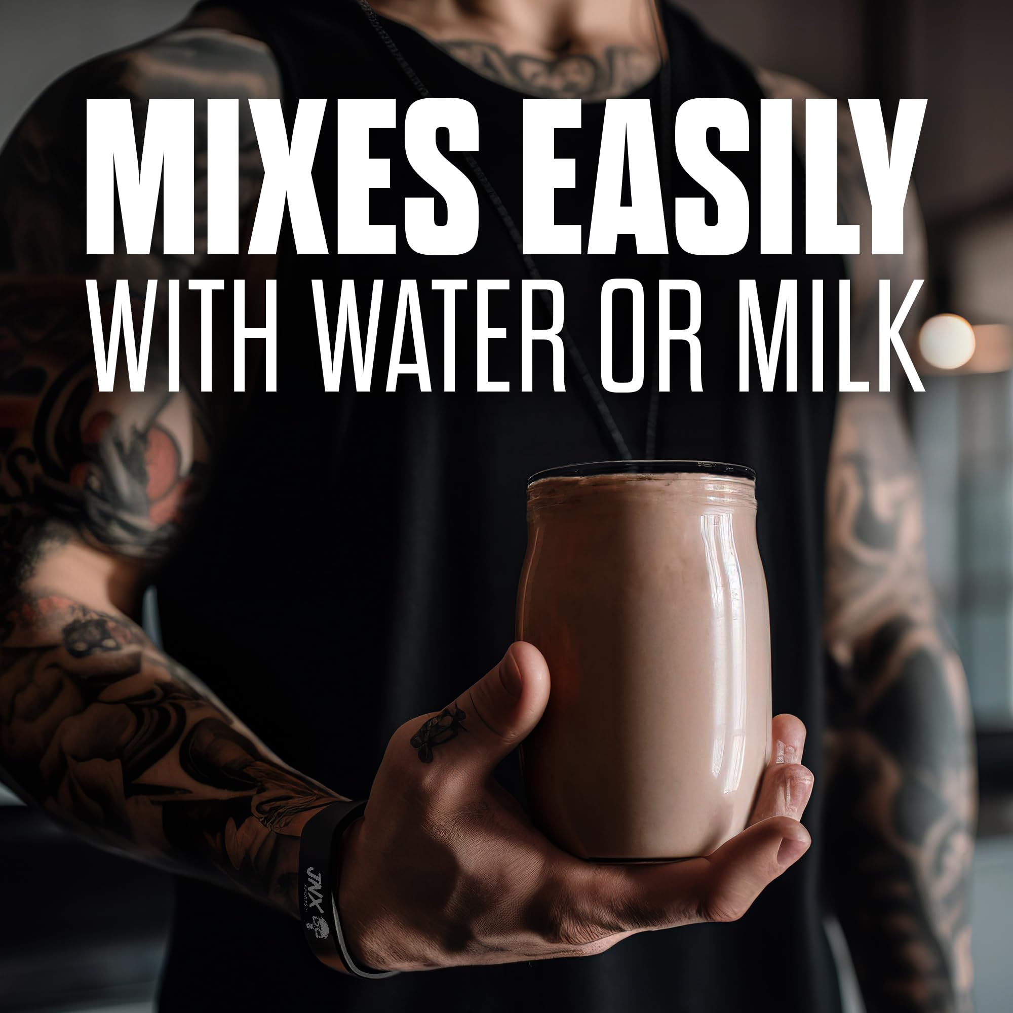 JNX SPORTS The Curse! Ultra Premium Whey Protein Powder Double Chocolate 5lb | 25g Protein Per Serve, Primary Source Whey Isolate