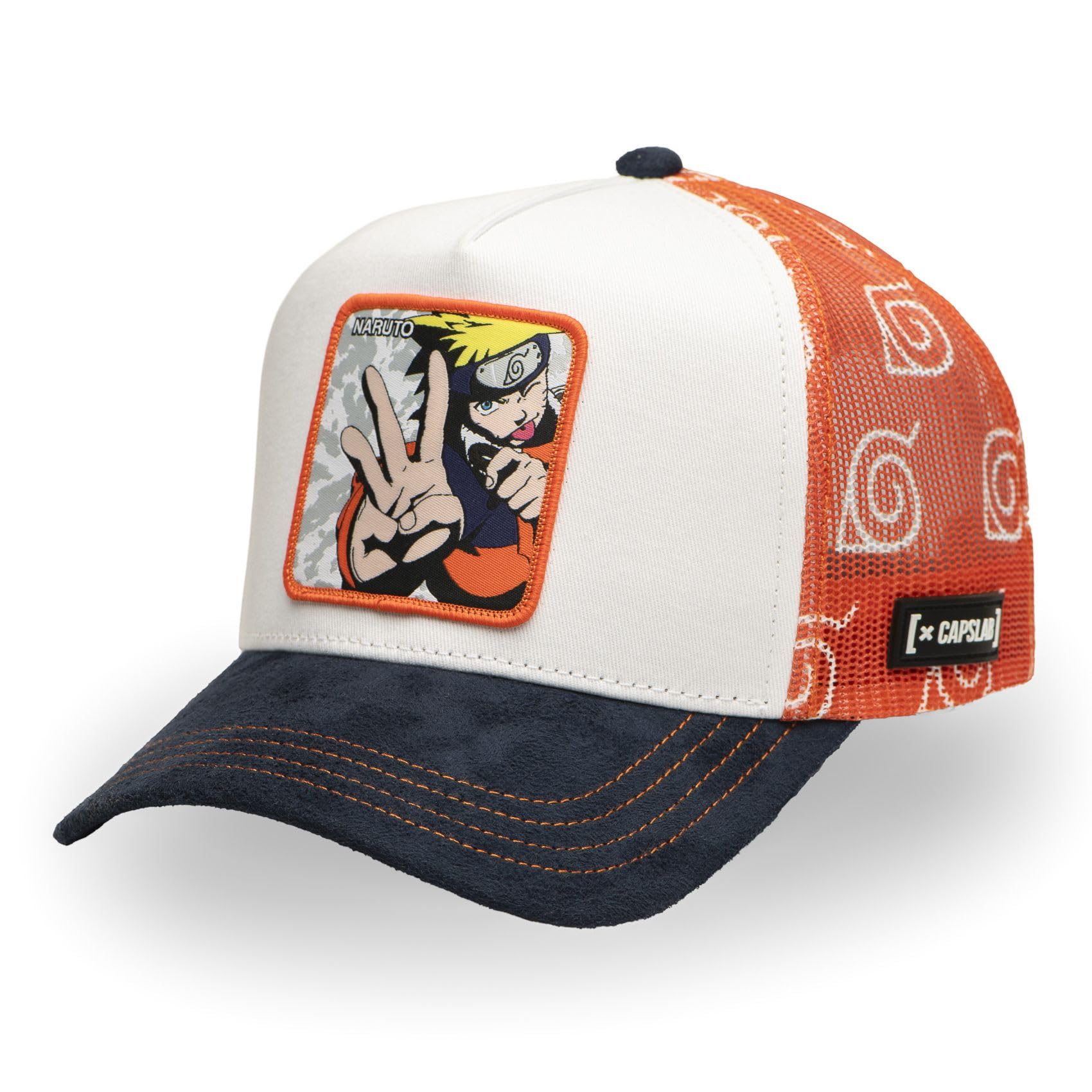 Capslab Naruto Trucker Cap Baseball (One Size - Orange)