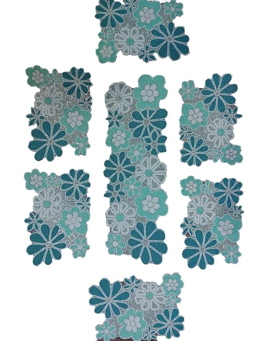 Made for you Handcrafted Beaded Table Runner and Mats for Dinning Table (Multicolour)