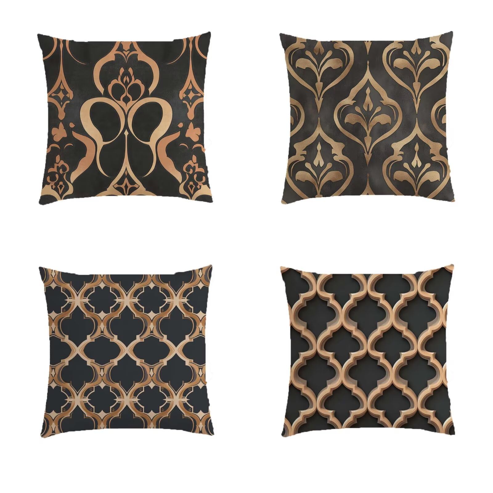 Salon de jardin exterieur bohème sublimé par la grande housse de coussin S81