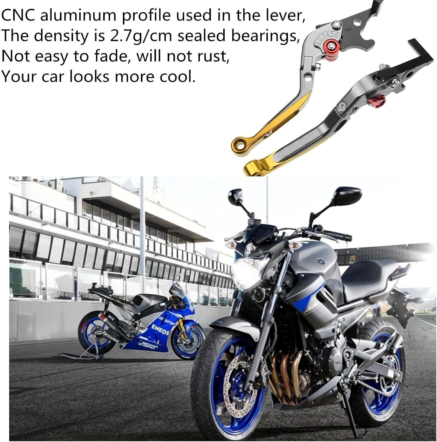 Leva frizione moto, Freni a tamburo for moto for hon&da for Integra for 750 DCT for NC750D 2014-2017 Accessori for motociclette Leve freno frizione girevoli Maniglia anticaduta Leve serbatoio, freno f