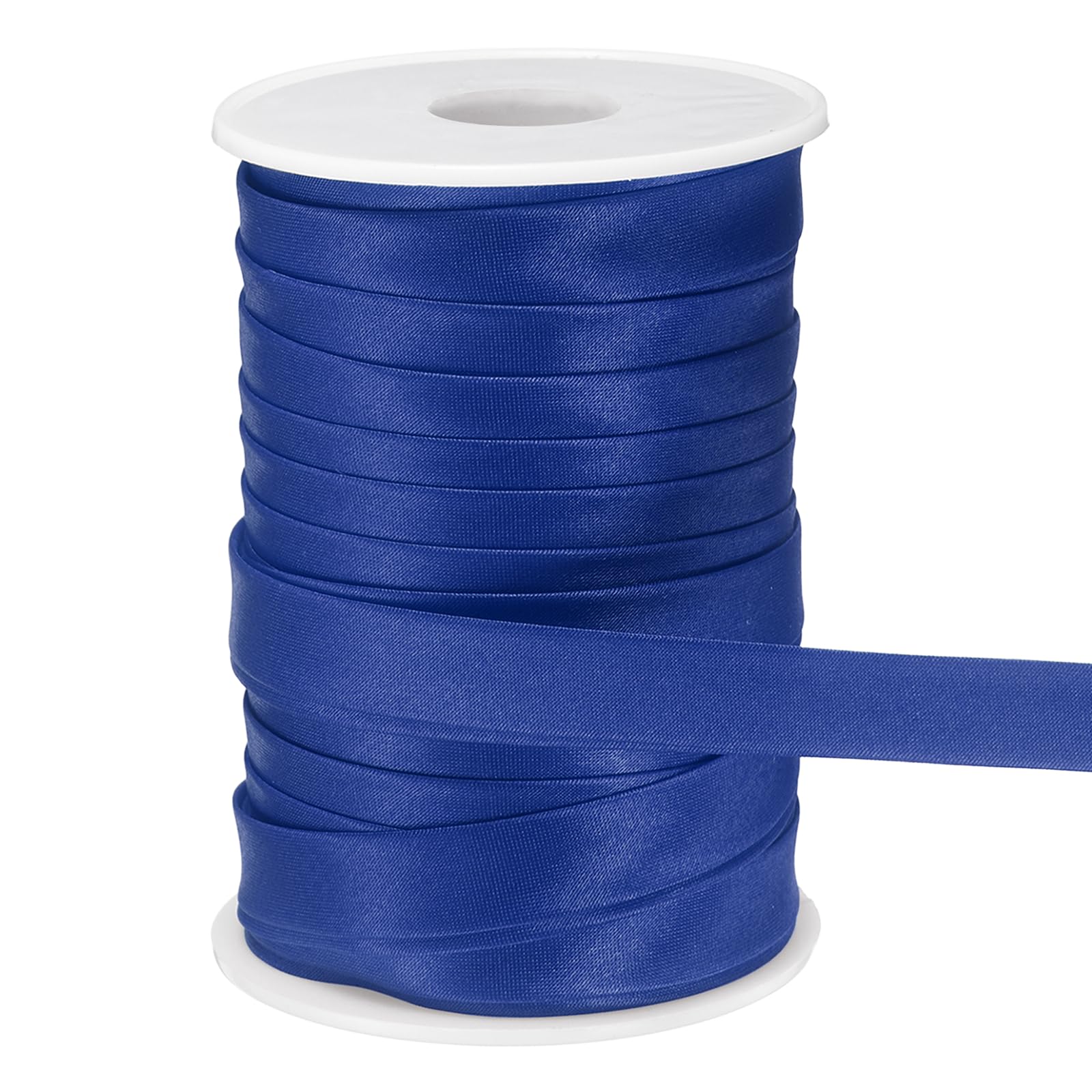 sourcing map Double Fold Bias Tape 5/8" x 25 Yds Dark Blue โ image 1