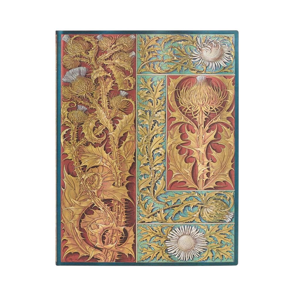 Wild Thistle (Vox Botanica) Ultra Unlined Softcover Flexi Journal: Flexi softcover, 100 gsm, ribbon marker, memento pouch, elastic closure