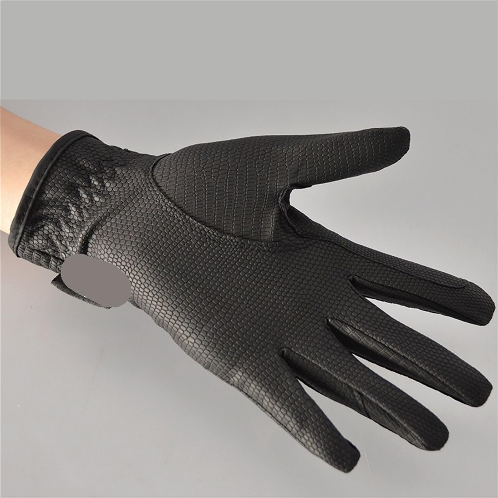 Guanti da Equitazione Guanti da Equitazione Guanti da Equitazione Guanti Antiscivolo for Bici con Dita Intere for Attrezzature da Esterno per L'Equitazione(Black,M)