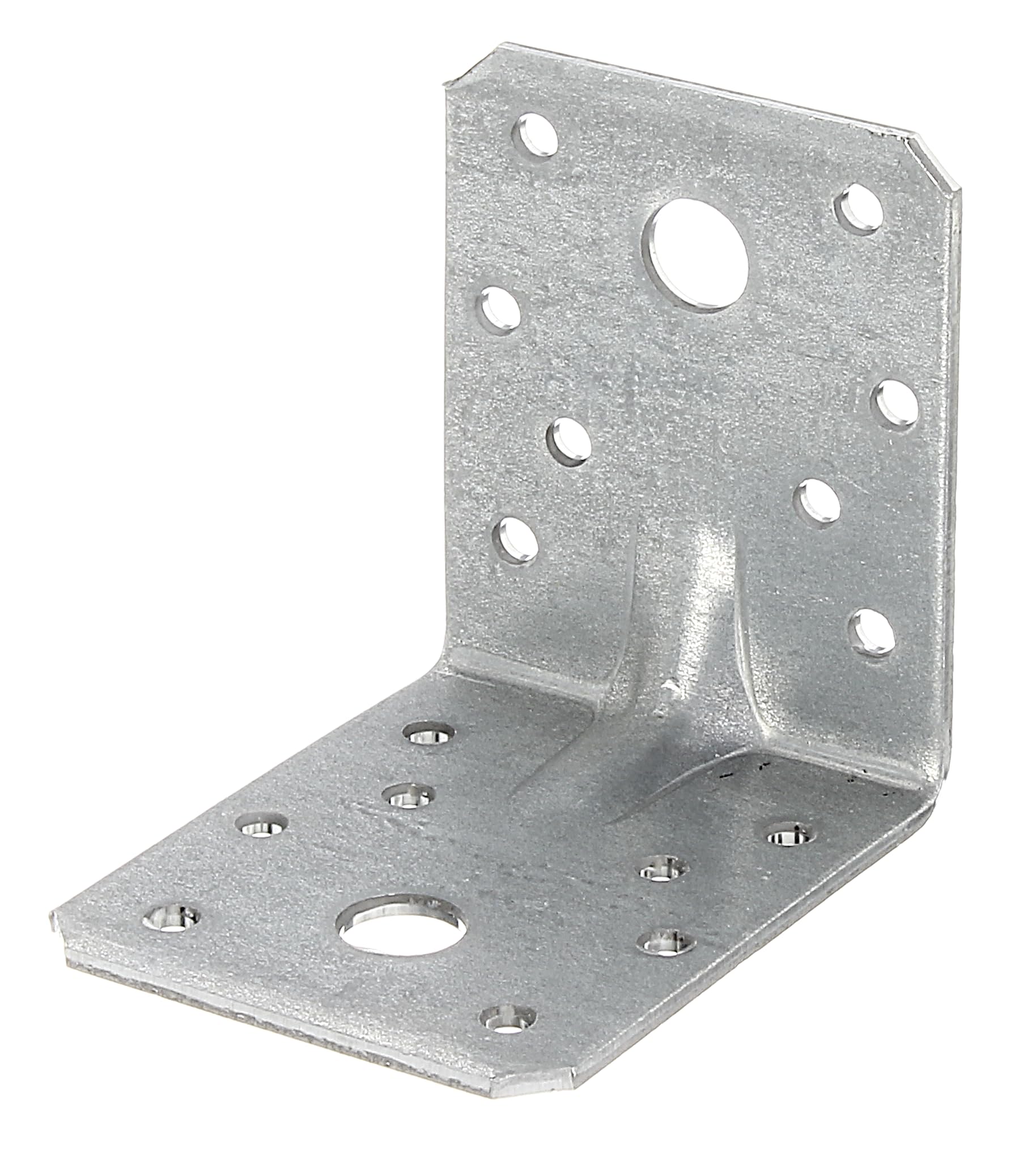 Alberts 330354 Heavy-Duty Angle Bracket with Beading | sendzimir galvanised | 70 x 70 x 55 mm