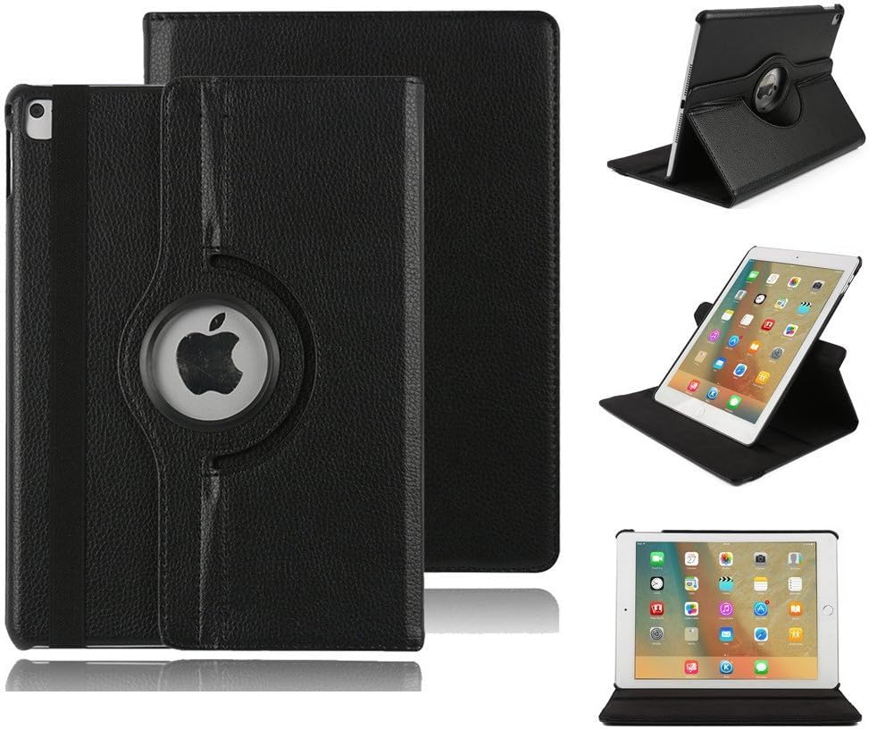 HuLorry Case for iPad 5th/6th Gen 9.7 inch, Smart Lightweight Cover Slim Cover, 360 Degree Rotating Case Protection Rugged Protective Stand Cover for 2017/2018 iPad 9.7 inch