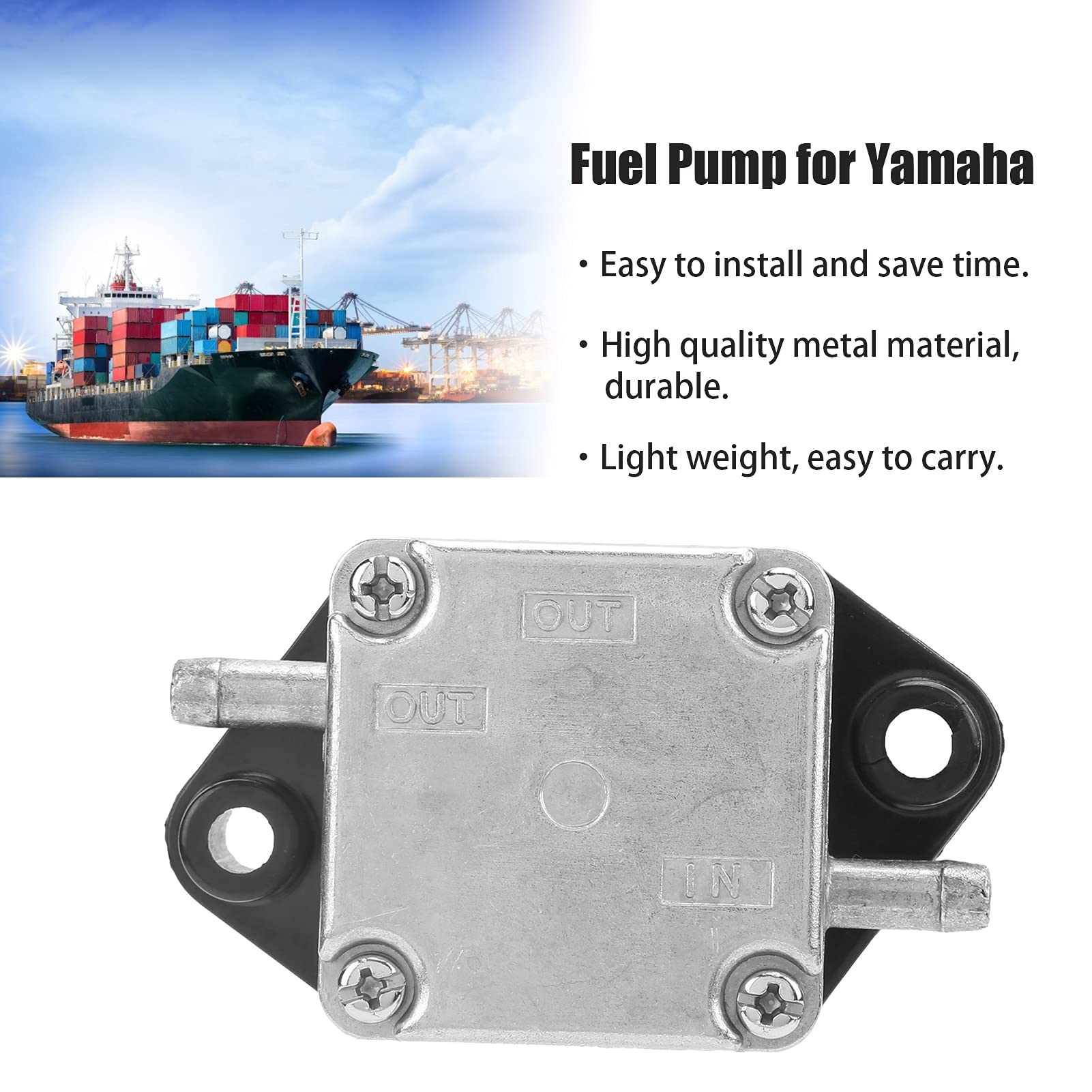 01 Kraftstoffpumpe für Yamaha, F4/6 Bootskraftstoffpumpe bedienen für Außenbordmotor