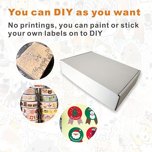 Miniatura 4 de Sobres corrugados de 9 x 6 x 2 pulgadas (paquete de 25), cajas de envío de cartón, color blanco ostra (CM962-25)