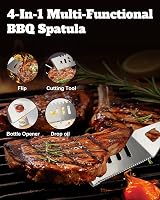JUAUO 28 részes rozsdamentes grillezés kiegészítő szett hordtáskával 2