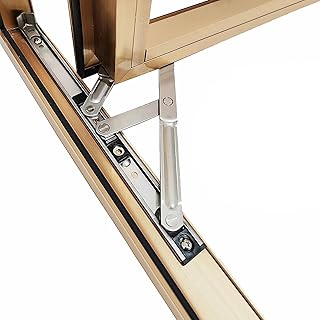 Stainless Steel Window Hinges - Casement Hinges, Friction Stay, 2mm Thick, 18.5mm Groove, SUS304, 14 Inch, 1 Pair