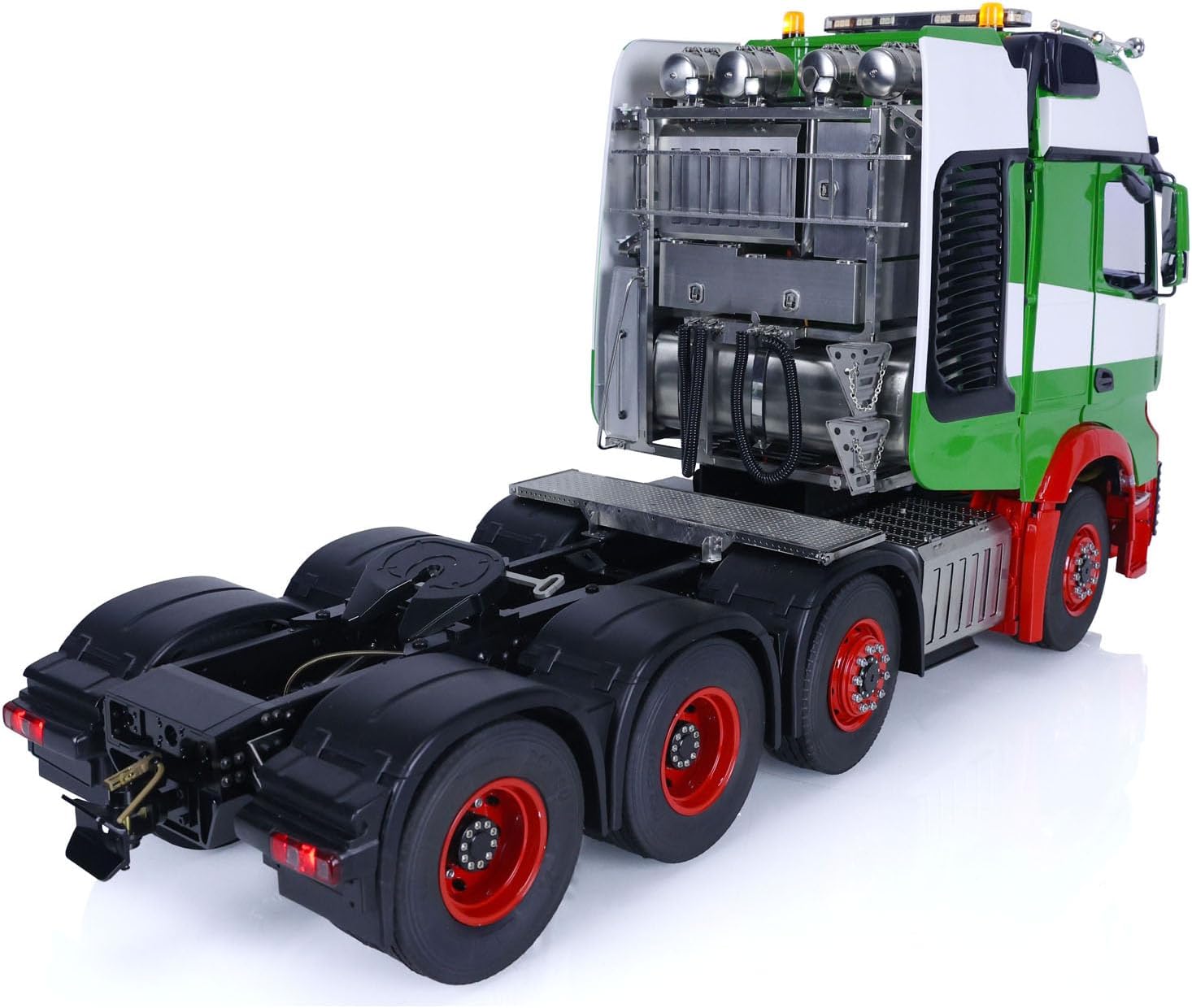 LESU wheelfun Metal RC Tractor Truck Highline RTR 1/14 for 1851 3363 Remote Control Car Model G-6177 Equipment Rack 3Grade Gear Box Front Hook I6S Radio Sound Light Hobby Grade Model